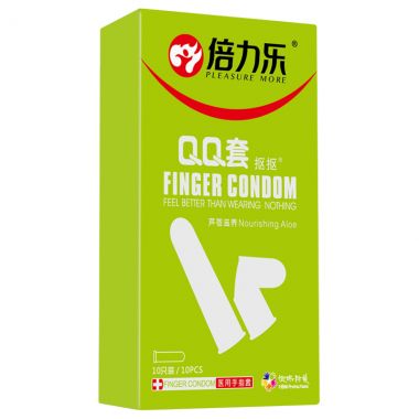 【避孕润滑】女性拉拉QQ套倍力乐芦荟款（绿）