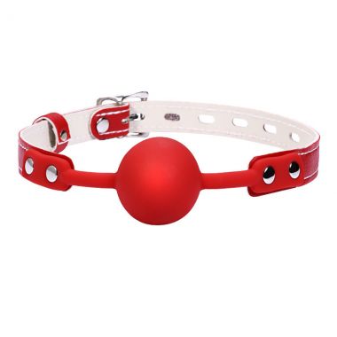 【SM】硅胶实心口球玩具束缚口塞两性调教用品（11E001P1）美加奴