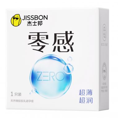 杰士邦零感超薄超润1只装