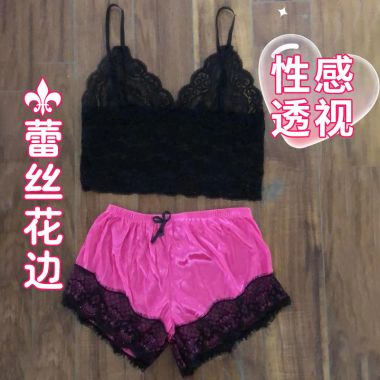 （情趣内衣）羞羞宝贝性感蕾丝公主睡衣装（玫红色）